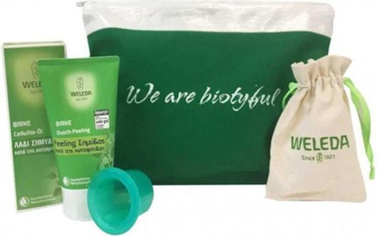 Weleda Λάδι Σώματος, Scrub Σώματος & Βουρτσάκι Μασάζ Σετ Αδυνατίσματος