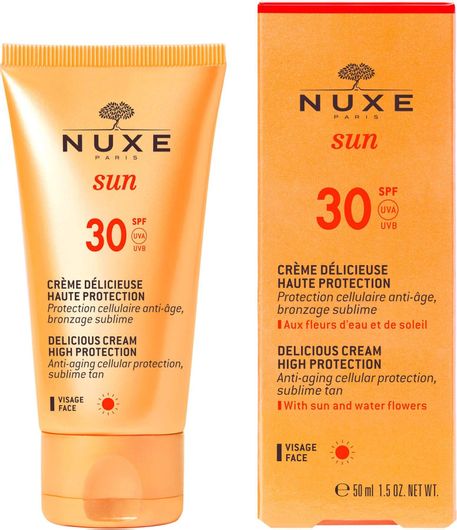 Αντηλιακό Προσώπου Nuxe Sun Delicious Αδιάβροχο Κρέμα SPF30 50ml