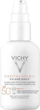 Αντηλιακό Προσώπου Vichy Capital Soleil UV-Age Daily Αδιάβροχη Κρέμα SPF50 40ml