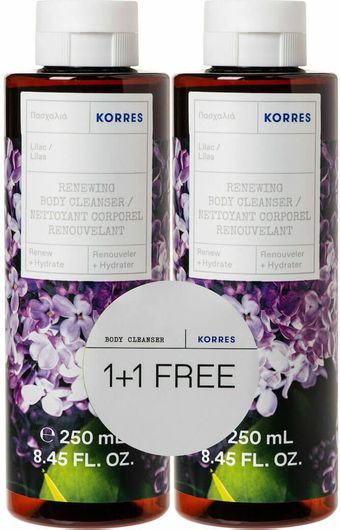 Αφρόλουτρο Korres Lilac 2τμχ 500ml