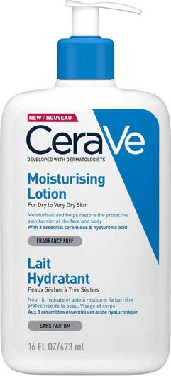 CeraVe Moisturising Ενυδατική Lotion Σώματος με Υαλουρονικό Οξύ για Ξηρές/Πολύ Ξηρές Επιδερμίδες 473ml
