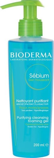 Bioderma Sebium Gel Καθαρισμού Προσώπου για Ακνεϊκές Επιδερμίδες 200ml