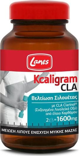 Lanes Kcaligram CLA Βελτίωση Σιλουέτας 1600mg 60 Κάψουλες