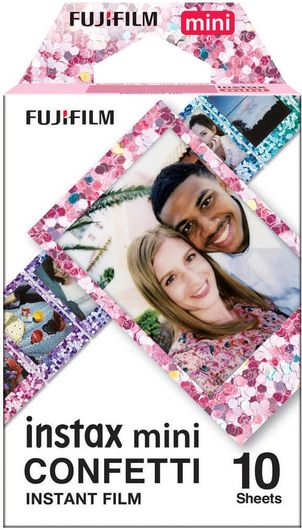 Fujifilm Color Instax Mini Instant Φιλμ 10 ExposuresConfetti