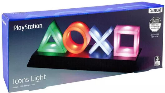 Paladone Gaming Φωτιστικό PlayStation Light Icons Πολύχρωμο