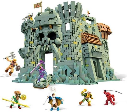 Mattel Motu Grayskull Construx Probuilder Construction Set Castle