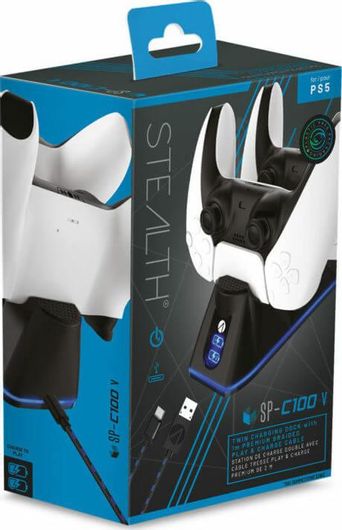 Stealth Sp-C100 Twin Charging Dock Black (Ps5)