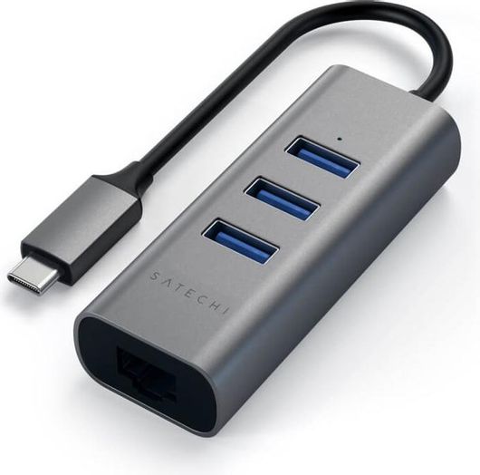 Docking Station Satechi Type-C 2 σε 1 Γκρι