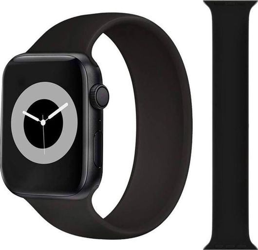 Λουράκι Wearbale Stoband Hera για Apple Watch 38/40mm Σιλικόνη Black 