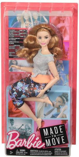 Barbie Νέες Αμέτρητες Κινήσεις Ξανθά Μαλλιά Με Μπούκλες 3+ Ετών