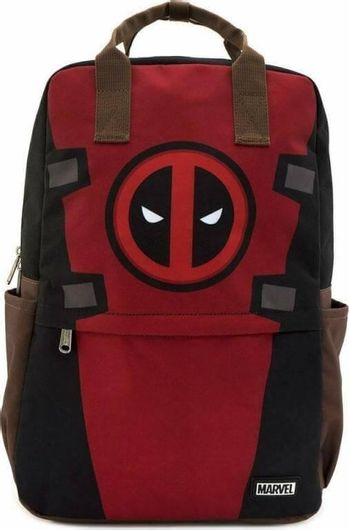 Loungefly Marvel: Deadpool Cosplay Square Nylon Backpack (Mvbk0093)