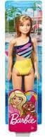 Κούκλα Barbie Κολυμβήτρια με Κίτρινο και Μπλε Μαγιό Dhw41