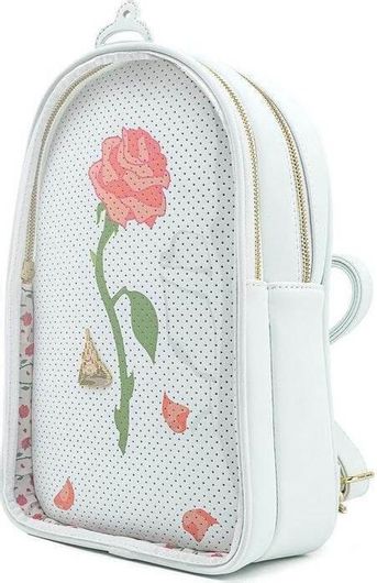 Loungefly Disney Beauty And The Beast Pin Trader Convertible Backpack (Wdbk1451)