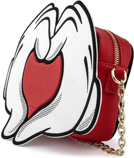 Loungefly Disney Mickey Heart Hands Cross Body Bag (Wdtb2152)