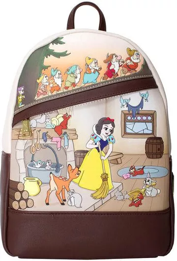 Loungefly Disney Snow White And The Seven Dwarfs Multi Scene Mini Backpack (Wdbk1482)