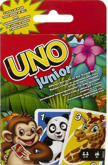 Επιτραπέζιο Παιχνίδι UNO Junior για 2-4 Παίκτες 3+ Ετών Mattel