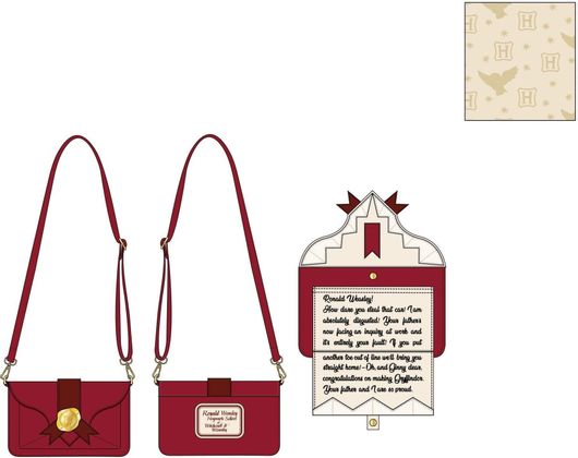 Loungefly Lf Harry Potter Ron Weasley Howler Mail Crossbody (Hptb0160)