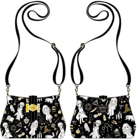 Loungefly Harry Potter Magical Elements Aop Crossbody Bag (Hptb0164)