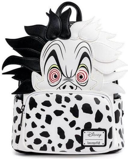 Loungefly Disney Villains Cruella De Vil Spots Cosplay Mini Backpack (Wdbk1534)
