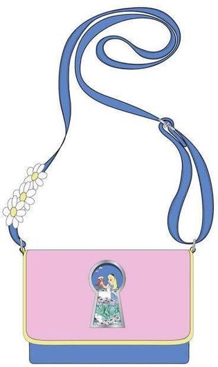 Loungefly Disney Alice In Wonderland Key Hole Cross Body Bag (Wdtb2235)