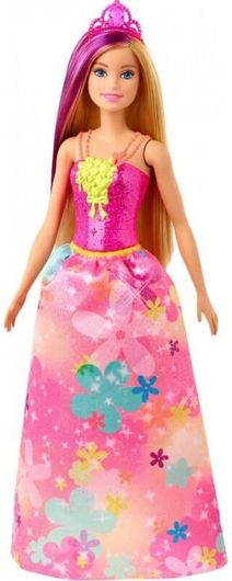 Barbie Dreamtopia Princess Blonde With Purple Hairstreak Gjk13