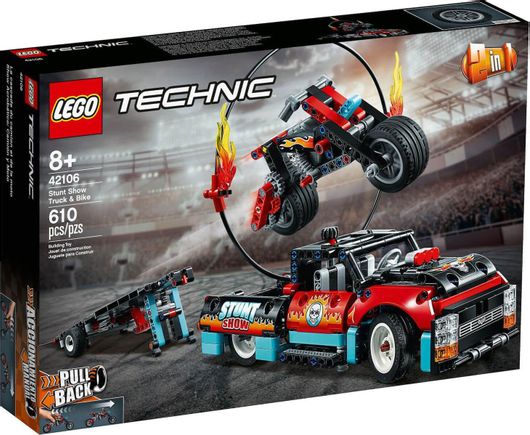 Lego Technic Stunt Show Truck & Bike 42106