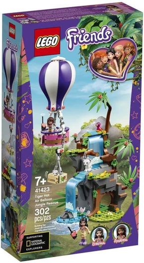 Lego Friends Tiger Hot Air Balloon Jungle Rescue 41423