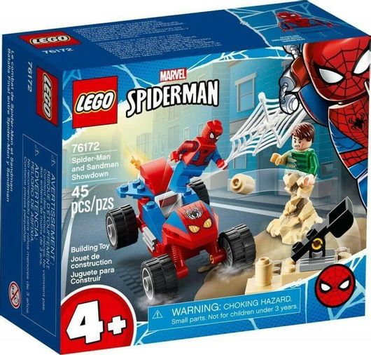 Lego Super Heroes Marvel SpiderMan And Sandman Showdown 76172