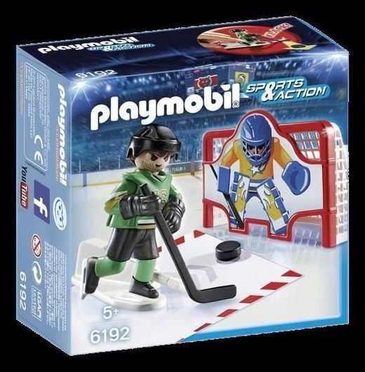 Playmobil Sports & Action Σετ Εξάσκησης Ice Hockey για 5 ετών