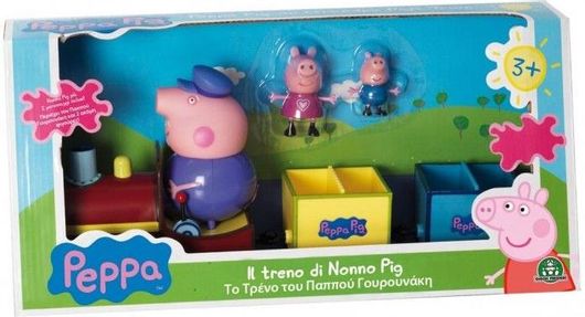 Παιχνίδι Μινιατούρα Giochi Preziosi Peppa Pig Το Τρένο Του Παππού Γουρουνάκη για 3+ Ετών