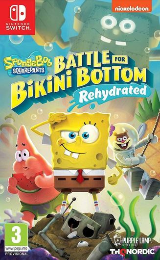 Spongebob Squarepants: Battle For Bikini Bottom - Rehydrated - Nintendo Switch Game