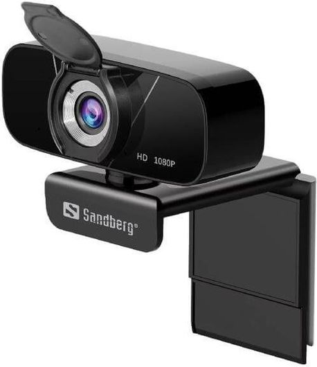 Web Camera Sandberg Usb Chat 1080P USB 2.0 Μαύρο