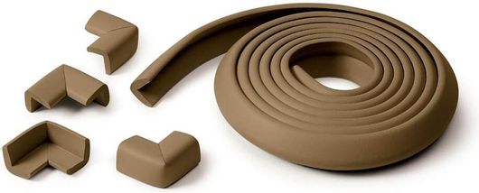 Προστατευτικά για Γωνίες Prince Lionheart Καφέ Table Edge Guards 5τμχ