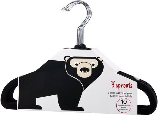 3 Sprouts Παιδικές Κρεμάστρες Σετ 10τμχ Bear
