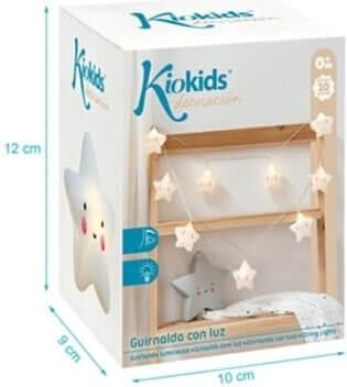 Διακοσμητικά Φωτάκια Led 10Τμχ Kiokids Stars 2801