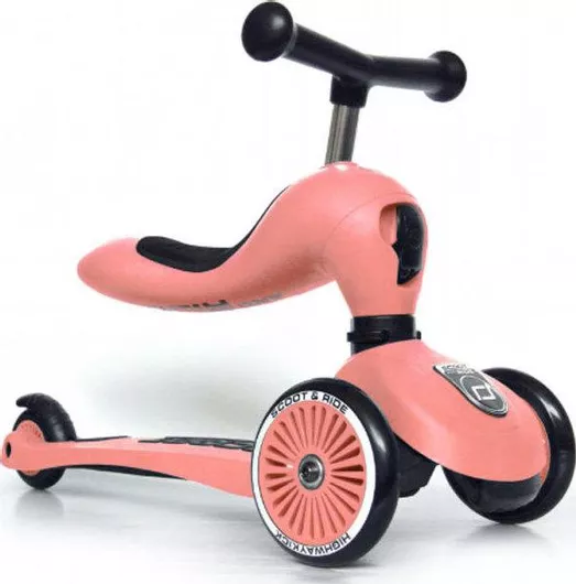 Scoot And Ride Ποδήλατο Ισορροπίας & Πατίνι 2 Σε 1 Highwaykick 1 Peach