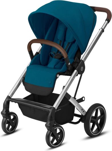 Καρότσι Cybex Balios S Lux Navy Μπλε (Γκρι Σκελετός)
