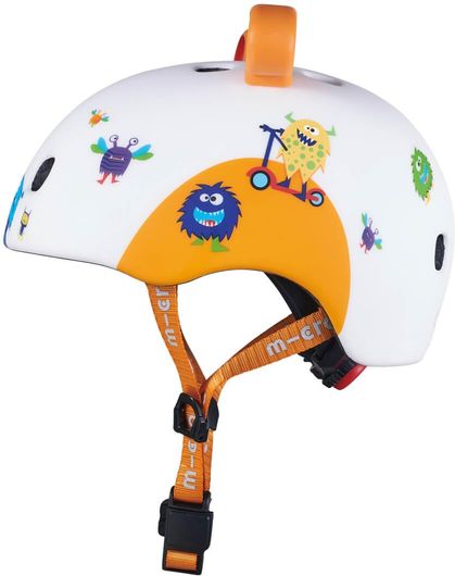 Κράνος Micro Για Παιδικό Πατίνι 3d Monsters Small 48-53cm