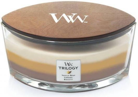 Κερί Αρωματικό με Ξύλινο Φυτίλι Cafe Sweets Trilogy