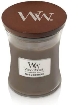 Κερί Αρωματικό με Ξύλινο Φυτίλι - Small - Sand & Driftwood