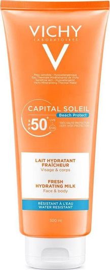 Αντηλιακή Κρέμα Προσώπου & Σώματος Vichy Capital Soleil Fresh Hydrating Milk Αδιάβροχη SPF50 300ml