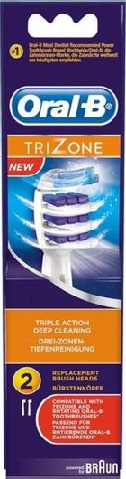 Oral-B Trizone Ανταλλακτικές Κεφαλές για Ηλεκτρική Οδοντόβουρτσα 80302643 2τμχ