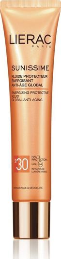 Αντηλιακή Κρέμα Προσώπου Lierac Sunissime Energizing Protective Fluid SPF30 40ml