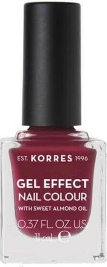 Βερνίκι Νυχιών Korres Gel Effect No 74 Berry Addict 11ml