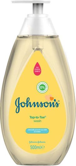 Johnson & Johnson Head to Toe Wash & Shampoo 500ml