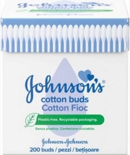 Μπατονέτες Johnson & Johnson Baby 200τμχ