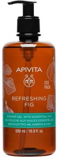 Apivita Refreshing Fig Αφρόλουτρο σε Gel με Αιθέρια Έλαια 500ml