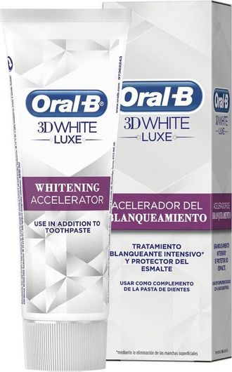 Οδοντόκρεμα Oral-B 3D White Lux Whitening Accelerator για Επιτάχυνσης Λεύκανσης 75ml