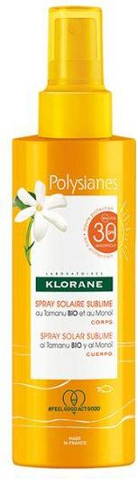 Klorane Polysianes Αντηλιακό Σπρέι SPF30 200ml