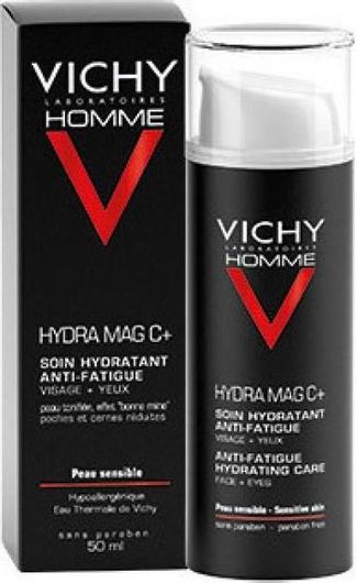 Ανδρική Κρέμα Προσώπου Vichy Homme Hydra Mag C για Ευαίσθητες Επιδερμίδες 50ml